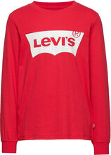 Levi's® Long Sleeve Batwing Tee Tops T-shirts Long-sleeved T-Skjorte Red Levi's