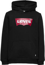 Levi's® Screenprint Batwing Pullover Hoodie Tops Sweat-shirts & Hoodies Hoodies Black Levi's