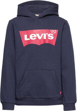 Levi's® Screenprint Batwing Pullover Hoodie Tops Sweat-shirts & Hoodies Hoodies Blue Levi's