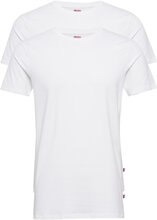 Levis Men Solid Crew 2P Tops T-Kortærmet Skjorte White Levi´s
