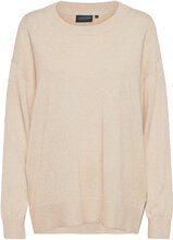Lizzie Organic Cotton/Cashmere Sweater Tops Knitwear Jumpers Cream Lexington Clothing