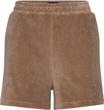 Andy Organic Cotton Velour Shorts Bottoms Shorts Casual Shorts Beige Lexington Clothing