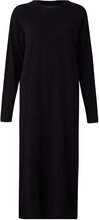 Ivana Cotton/Cashmere Knitted Dress Dresses Knitted Dresses Black Lexington Clothing