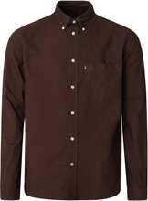 Casual Oxford B.d Shirt Skjorte Uformell Brun Lexington Clothing*Betinget Tilbud