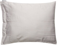 Hotel Lyocell Stripe Lt Beige/White Pillowcase Home Textiles Bedtextiles Pillow Cases Beige Lexington Home*Betinget Tilbud