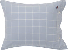 Hotel Light Flannel Lt Blue/White Pillowcase Home Textiles Bedtextiles Pillow Cases Blue Lexington Home