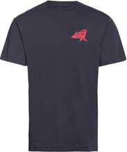 Voleur Tee Rose T-shirts Short-sleeved Marineblå Libertine-Libertine*Betinget Tilbud