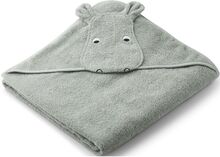 Augusta Hooded Towel Home Bath Time Towels & Cloths Towels Grey Liewood