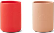 Ethan Cup - 2 Pack Home Meal Time Cups & Mugs Cups Pink Liewood