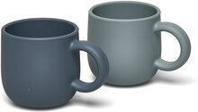 Merce Cup 2-Pack Home Meal Time Cups & Mugs Cups Blå Liewood*Betinget Tilbud