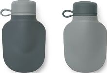 Silvia Smoothie Bottle 2-Pack Home Meal Time Cups & Mugs Food Pouches Blå Liewood*Betinget Tilbud