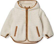 Mara Pile Jacket Outerwear Fleece Outerwear Fleece Jackets Cream Liewood