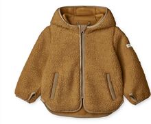 Mara Pile Jacket Outerwear Fleece Outerwear Fleece Jackets Brown Liewood