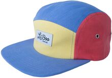 Block Yellow/Dusty Blue 5-Panel Accessories Headwear Caps Multi/patterned Lil' Boo