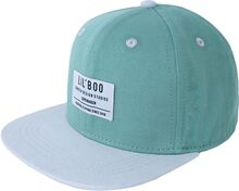 Organic Block Snapback Accessories Headwear Caps Green Lil' Boo