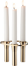Lind Curve Candle Holder Base 24K Gold Plated Home Decoration Candlesticks & Tealight Holders Candlesticks Gull LIND DNA*Betinget Tilbud
