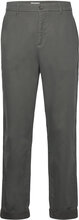 Wide Fit Twill Pants Bottoms Trousers Chinos Grey Lindbergh