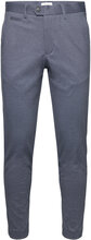 Structure Stretch Club Pants Bottoms Trousers Formal Blue Lindbergh