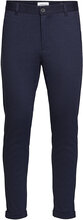 Superflex Knitted Cropped Pant Bottoms Trousers Chinos Navy Lindbergh