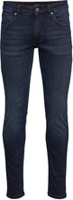 Tapered Fit Jeans - Dark Rinse Bottoms Jeans Tapered Blue Lindbergh