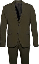 Plain Mens Suit Dress Grønn Lindbergh*Betinget Tilbud