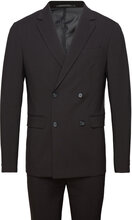 Plain Db Mens Suit Dress Svart Lindbergh*Betinget Tilbud