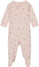 Pyjamas W Foot Pyjamas Sie Jumpsuit Pink Lindex