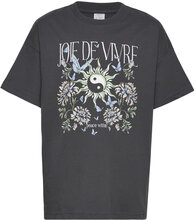 T Shirt Over D Mystic Yin Y Tops T-Kortærmet Skjorte Grey Lindex