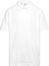 T Shirt Pique Tops T-shirts Polo Shirts Short-sleeved Polo Shirts White Lindex