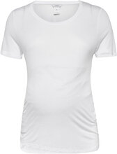 Top Mom Vega T-shirts & Tops Short-sleeved Hvit Lindex*Betinget Tilbud