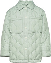 Jacket Overshirt Quilted Outerwear Jackets & Coats Quilted Jackets Grønn Lindex*Betinget Tilbud