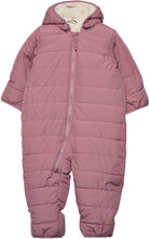 Overall Padded W Ears Outerwear Coveralls Snow/ski Coveralls & Sets Rosa Lindex*Betinget Tilbud