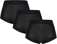 Brief 3 P Boxer High 360 Stre Lingerie Panties High Waisted Panties Black Lindex