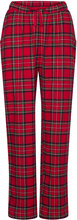 Pyjama Trousers Y D Check Pyjamasbukser Pysjbukser Rød Lindex*Betinget Tilbud