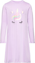 Nightgown Unicorn And Aop Night & Underwear Pyjamas Nightdresses Purple Lindex