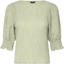Top Ina Tops Blouses Long-sleeved Green Lindex