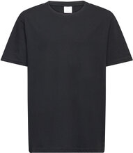 T Shirt Regular Solid Tops T-Kortærmet Skjorte Black Lindex