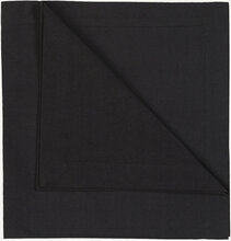 Robert Napkin 4-Pack Home Textiles Kitchen Textiles Napkins Cloth Napkins Black LINUM