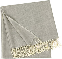 Vertigo Throw Home Textiles Cushions & Blankets Blankets & Throws Grey LINUM