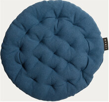 Pepper Seat Cushion Home Textiles Seat Pads Blue LINUM
