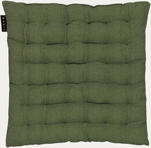 Pepper Seat Cushion Home Textiles Seat Pads Green LINUM