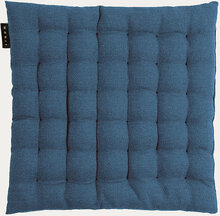 Pepper Seat Cushion Home Textiles Seat Pads Blå LINUM*Betinget Tilbud