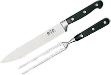 Carving Set Pluton 2-Pack Home Kitchen Knives & Accessories Carving Knives Silver Lion Sabatier