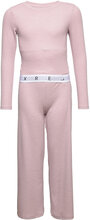 Nlfbozitta Lounge Set Pyjamas Set Purple LMTD