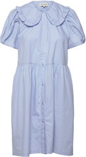 Henrikke Dress Dresses Shirt Dresses Blå Lollys Laundry*Betinget Tilbud