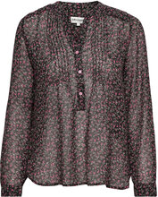 Helena Shirt Tops Blouses Long-sleeved Multi/patterned Lollys Laundry