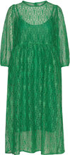 Marion Dress Knälång Klänning Green Lollys Laundry
