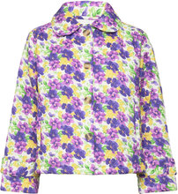 Viola Quiltet Jacket Quiltet Jakke Purple Lollys Laundry