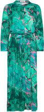 Harperll Maxi Dress 3/4 Maxikjole Festkjole Green Lollys Laundry