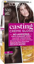 L'oréal Paris Casting Creme Gloss 500 Light Brown Beauty Women Hair Care Color Treatments Nude L'Oréal Paris